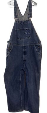 Real Work Wear Mens 48x28 Denim Bib Overalls Carpenter Workwear Farm
